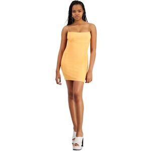 Guess Women's Breanna Chain-Strap Faux-Suede Dress Size 8 NWT